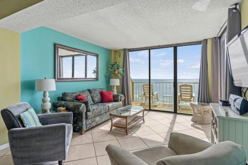 Crescent Sands Oceanfront Unit E6にあるシーティングエリア