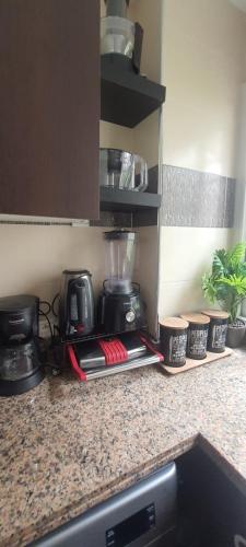 Una cocina o zona de cocina en Cozy appt
