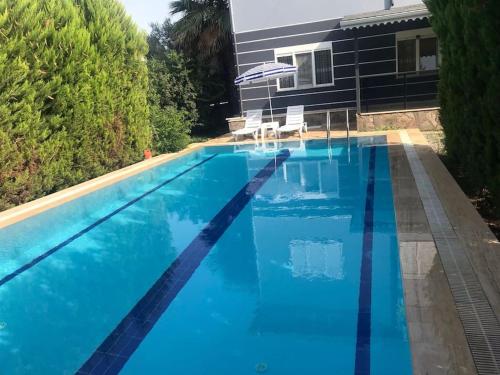 Πισίνα στο ή κοντά στο Müstakil bahçe ve havuzlu villa