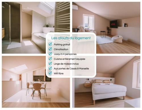 Quiétude-Loft neuf-Clim & Parking