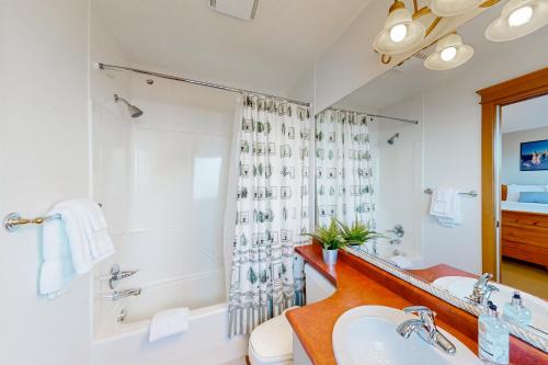 Koupelna v ubytování Tree Tops 03