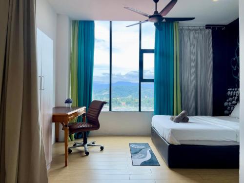 Katil atau katil-katil dalam bilik di Hush Inn at ITCC Manhattan Suites