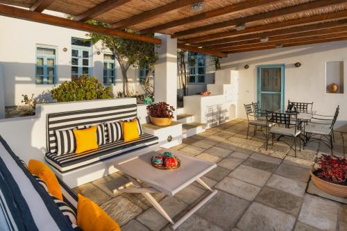 Zona de estar de Anema Boutique Hotel & Villas Santorini