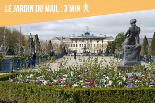 Zahrada ubytování Appartement coeur de ville Angers