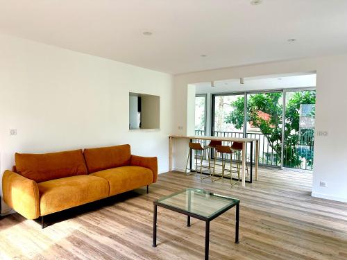 Appartement avec jardin privé à 2min de la plage