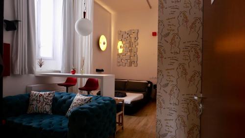 Posezení v ubytování HomeSuite sul Lago