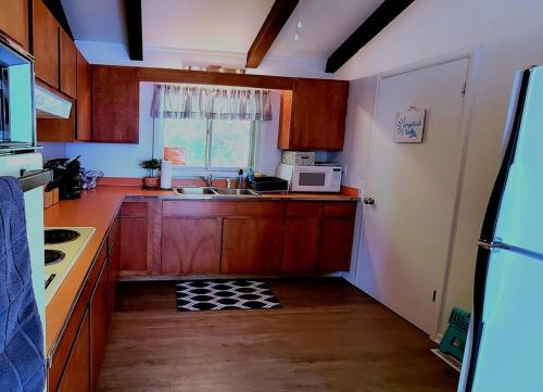 Dapur atau dapur kecil di Lake Escape - Private Lakefront With Kayaks!