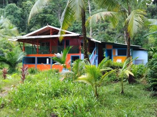 una casa colorata in mezzo a una foresta di Mar y Selva a El Valle