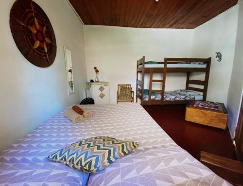 Voodi või voodid majutusasutuse Quarto Solar toas