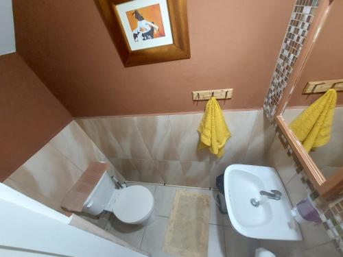 Koupelna v ubytování Live Like A Local In This Chic Maraval Townhouse
