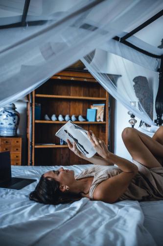 Una cama o camas en una habitación de Villa SPACE