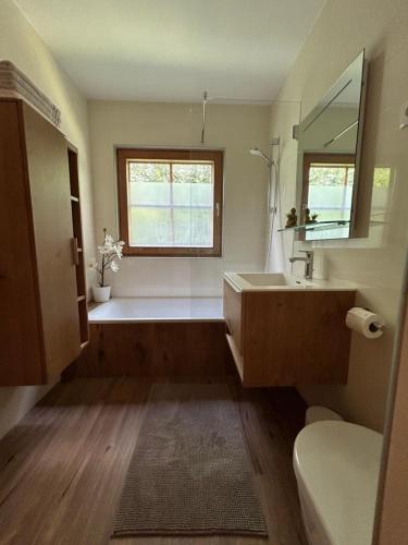 Kúpeľňa v ubytovaní Ferienhaus Stiglitzweg