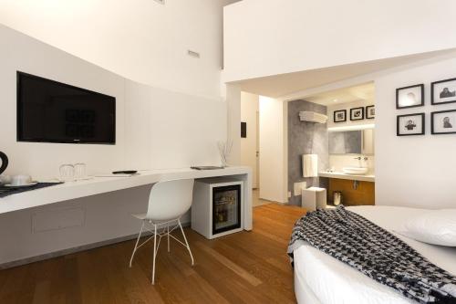 Kuchyň nebo kuchyňský kout v ubytování Calapetra Resort