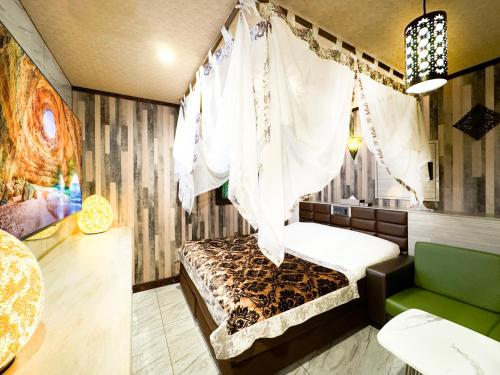 Χώρος καθιστικού στο Hotel BaliBali 鶯谷