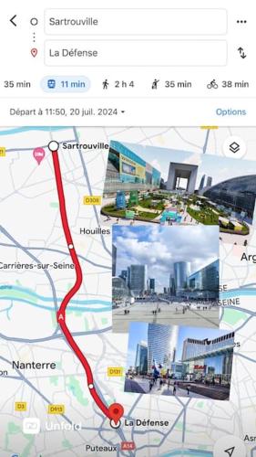 Galeriebild der Unterkunft Luxueux Studio Neuf-Balcon-6min Gare-15min Paris in Sartrouville