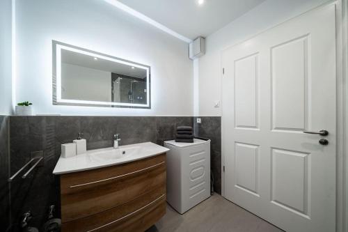 Vannituba majutusasutuses Möbliertes Wohnen - Margarete