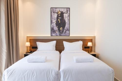 Voodi või voodid majutusasutuse Hotel El Toro Tanger toas