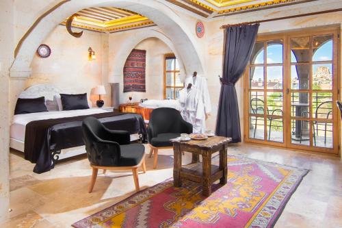 Ruang duduk di Moonstone in Cappadocia