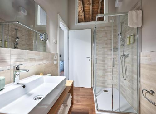 Koupelna v ubytování Agriturismo Corte Cea