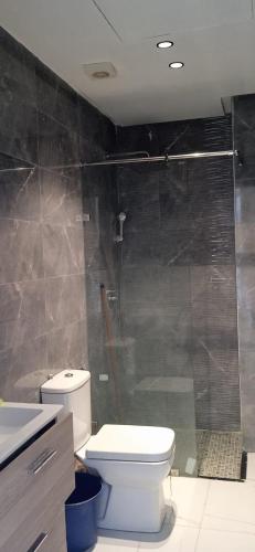 Koupelna v ubytování Mehdia Beach