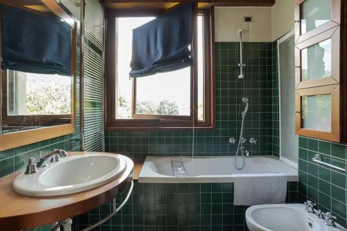 Et badeværelse på La Casa della Piana