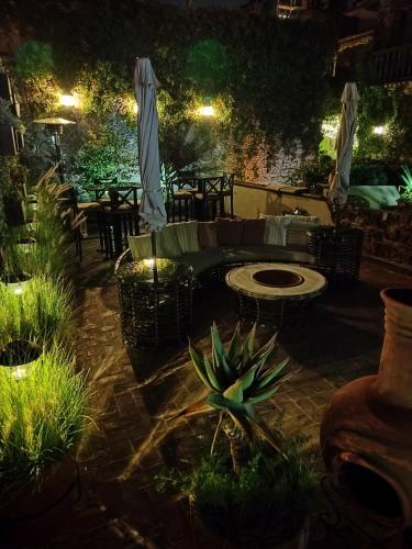 Jardín al aire libre en Hacienda Las Amantes