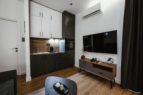 Port View Suitesにあるテレビまたはエンターテインメントセンター