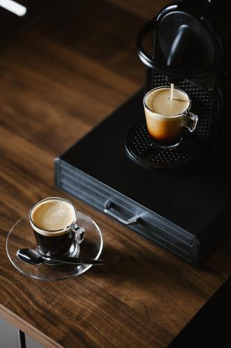 Port View Suitesにあるコーヒーまたはお茶