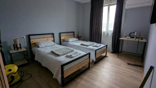 Postel nebo postele na pokoji v ubytování Jays