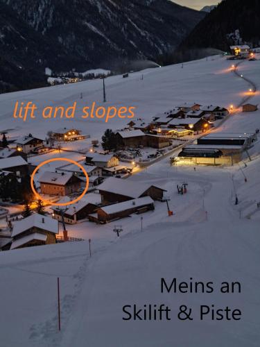 冬のFerienhaus Meinsの様子