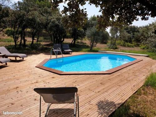 Appartement dans mas avec piscine privée sans vis a vis