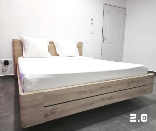 Voodi või voodid majutusasutuse 2 0 HÔTEL Vanille toas