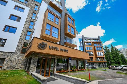 Budova, kde se aparthotel nachází