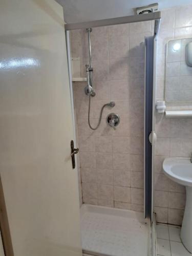 Koupelna v ubytování casa vicoletto