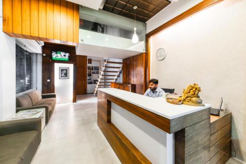 Posezení v ubytování Hotel Plaza Inn, Ajmer