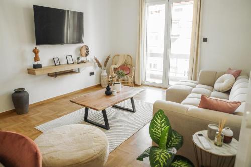3BD with Temple of Zeus View, 5 min to Acropolis
