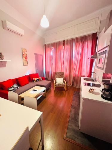 Χώρος καθιστικού στο Apartamentos Templo Diana -Vistas Históricas-