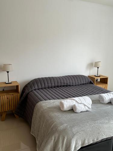 Cama o camas de una habitación en Del Centro
