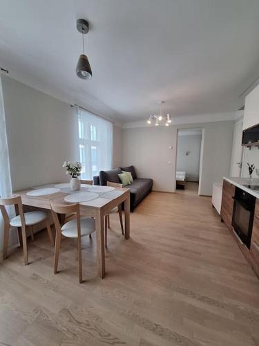 TV a/nebo společenská místnost v ubytování Cozy apartament near bus station