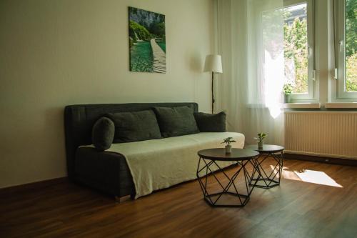 Et opholdsområde på Ferienwohnung Zentrum - Albert