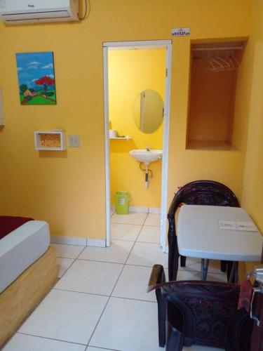 Гостиная зона в Cabañas Martina Surf Playa Guanico