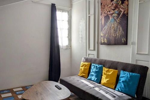 Et opholdsområde på Appartement Malendure Bay