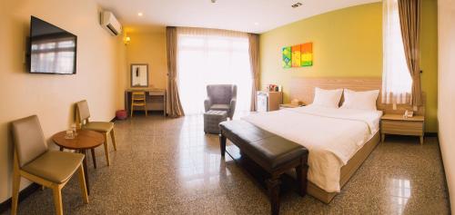 Ένα δωμάτιο στο Mai Vy Hotel Trảng Bàng
