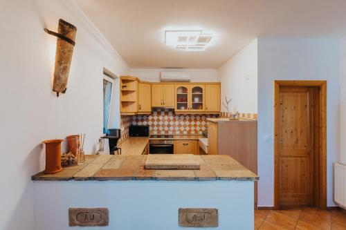 Η κουζίνα ή μικρή κουζίνα στο Amannsberger WineYardLodge