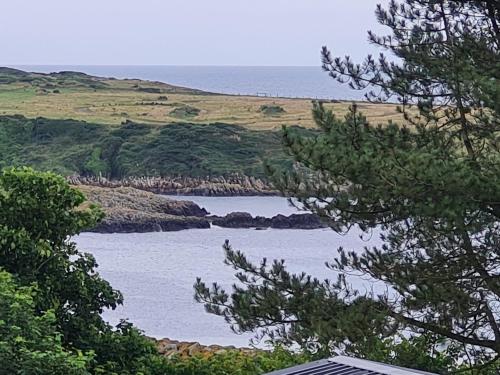 a view of a body of water with trees at Castle Heights in Ardglass