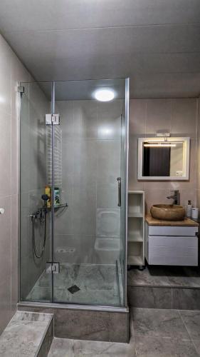 Koupelna v ubytování Ideal Home