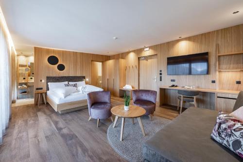 Posezení v ubytování Hotel Langhof