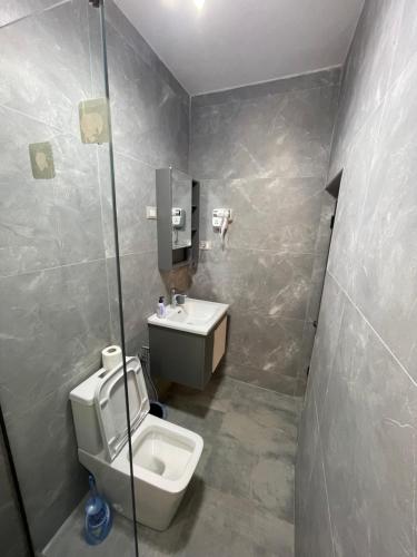 Koupelna v ubytování Hotel Ani