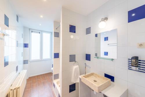 Koupelna v ubytování Hotel Barry