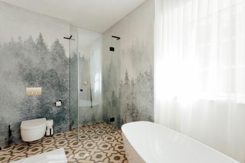 Ένα μπάνιο στο Apartmánový dom BiSou